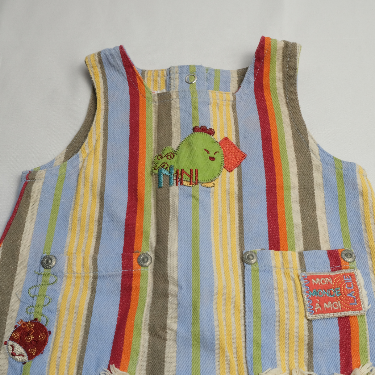 vintage girl's denim dress