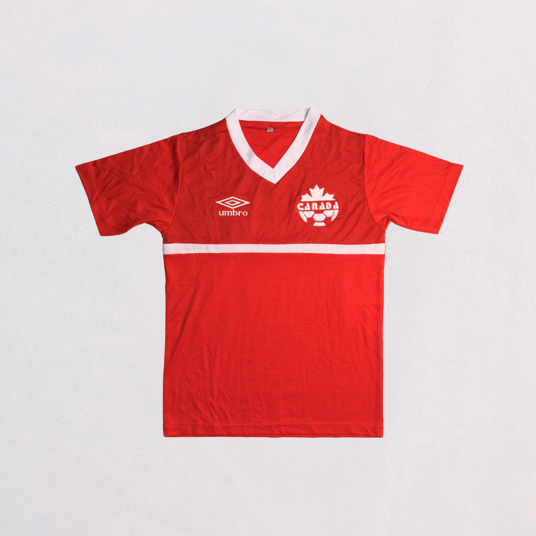 Vintage Umbro Canada Soccer T-Shirt 11-12Y