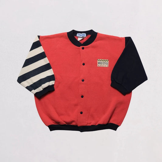 Vintage Red and Blue 90s Sweatshirt 4Y