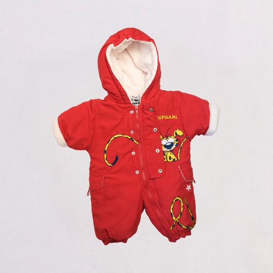 Vintage baby winter jumpsuit