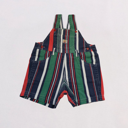 Colorful Jean Overalls (9 - 12 M)