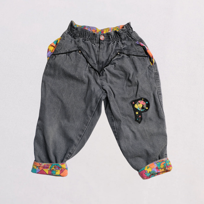 Vintage 100% Cotton Jeans - 4Y