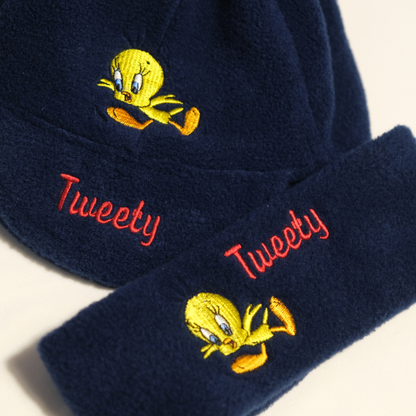 Vintage Tweety Hat + Headband Set 1-5Y (One Size Kids)