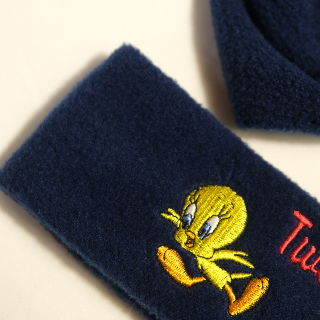 Vintage Tweety Hat + Headband Set 1-5Y (One Size Kids)
