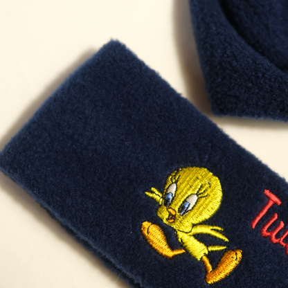 Vintage Tweety Hat + Headband Set 1-5Y (One Size Kids)