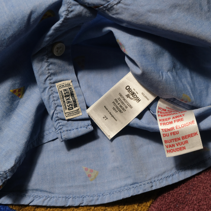 Vintage OshKosh Pizza Shirt
