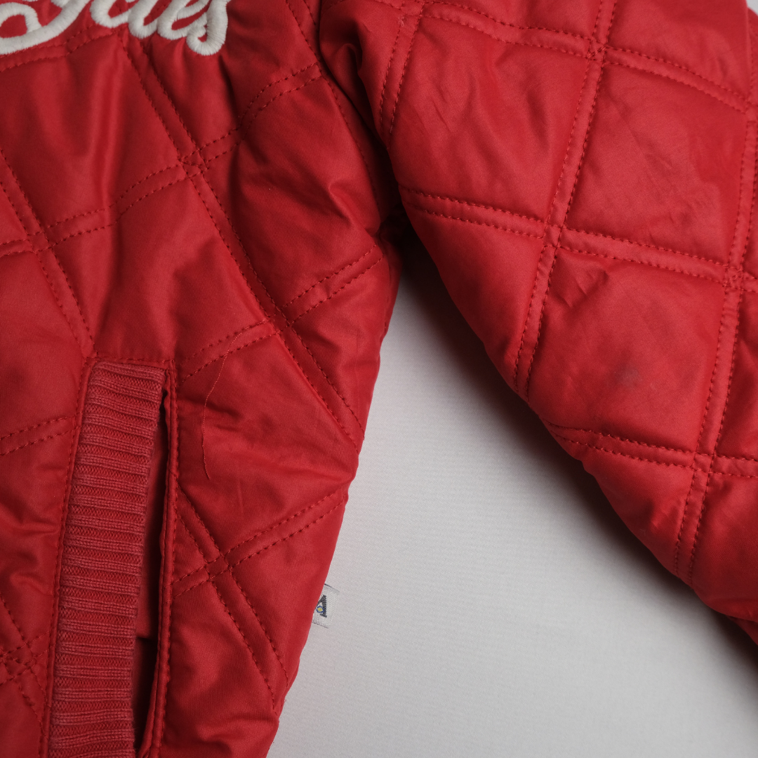 Fun red winter jacket - Size: 4Y