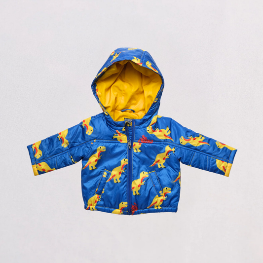 Guess Colorful Dinosaur Jacket – Size 3-6 M