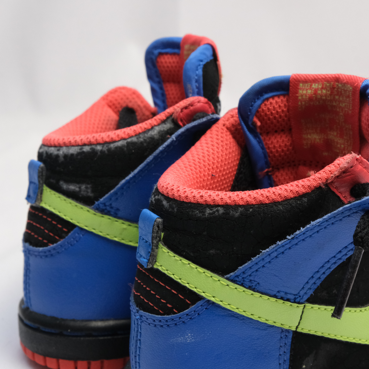 Nike Dunk High Red Blue 2009
