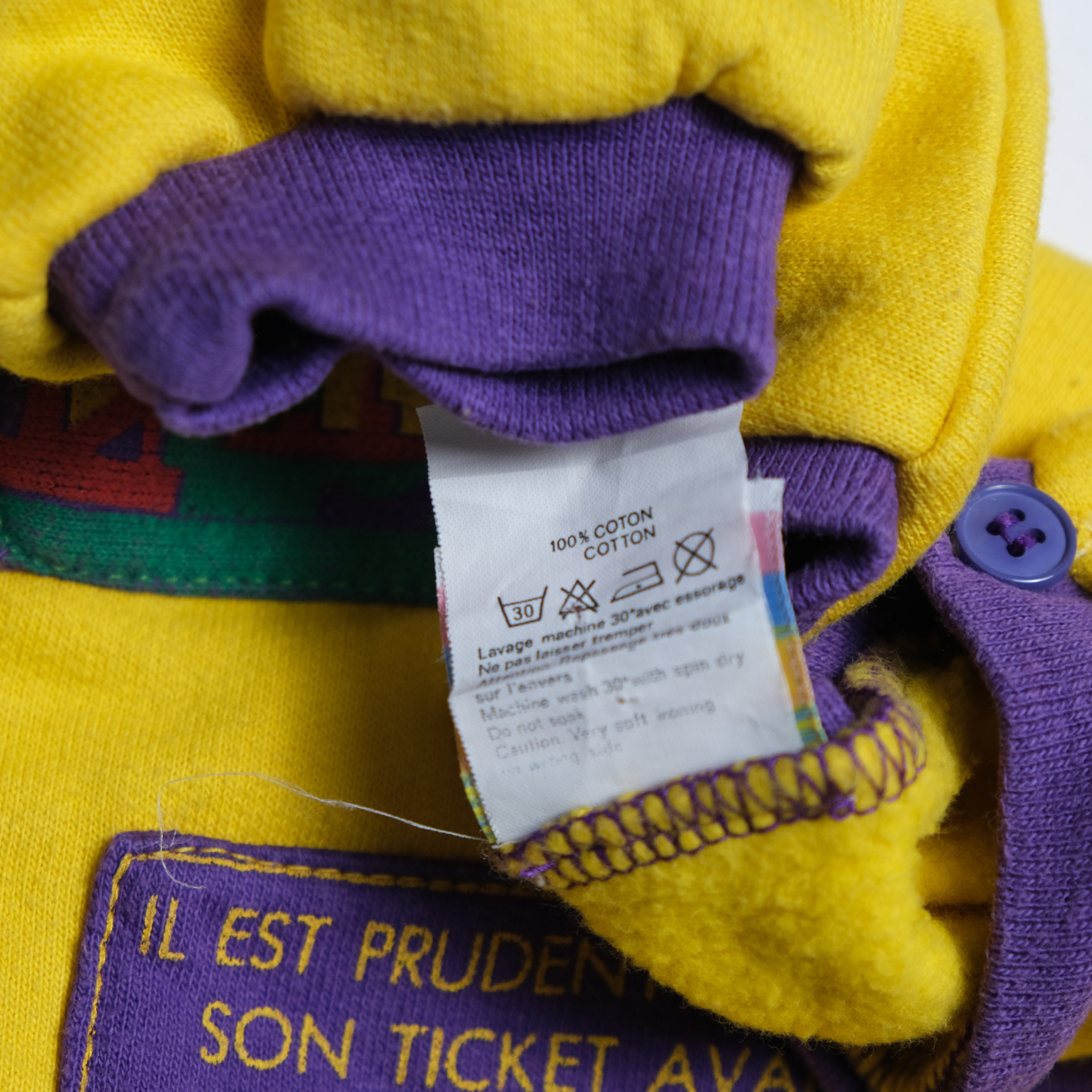 Vintage 90s sweatshirt 3-6M 100% Cotton