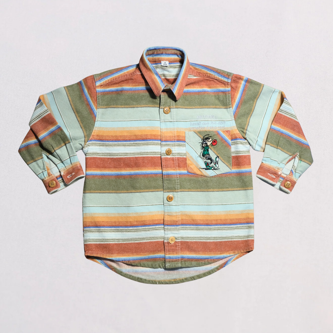 Vintage long sleeve shirt 6Y 100% cotton