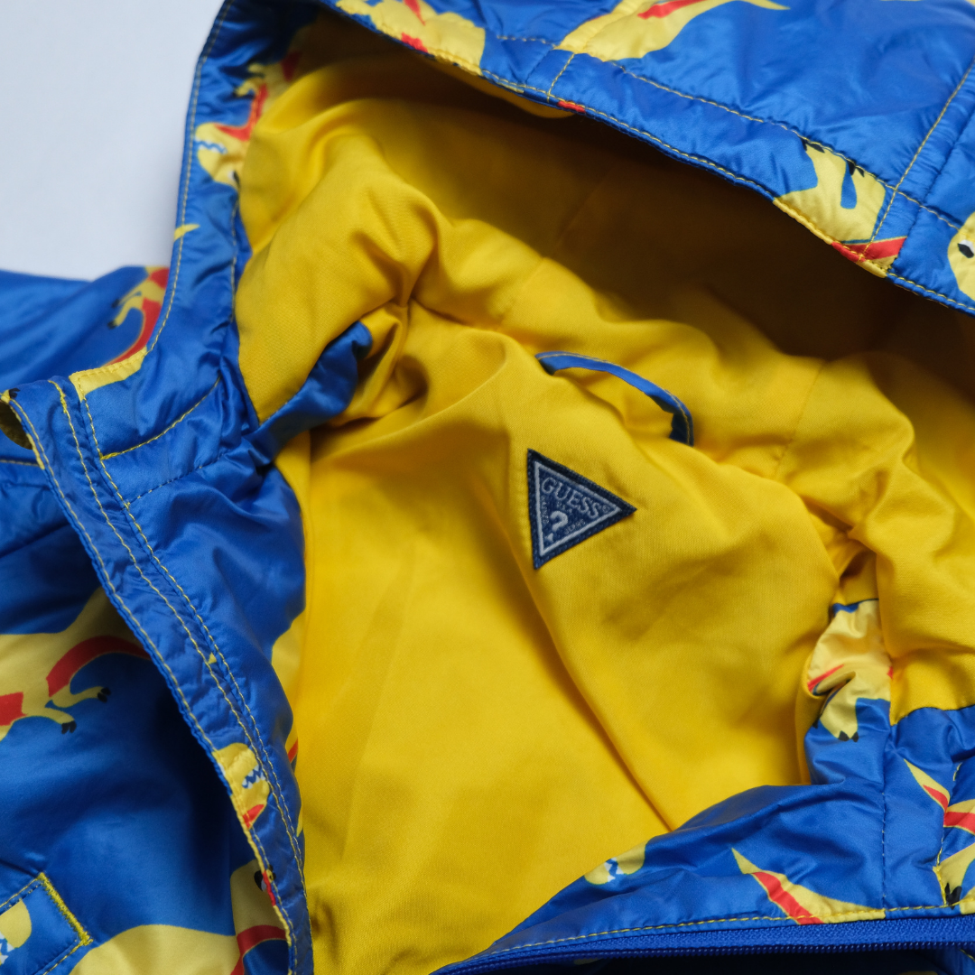 Guess Colorful Dinosaur Jacket – Size 3-6 M