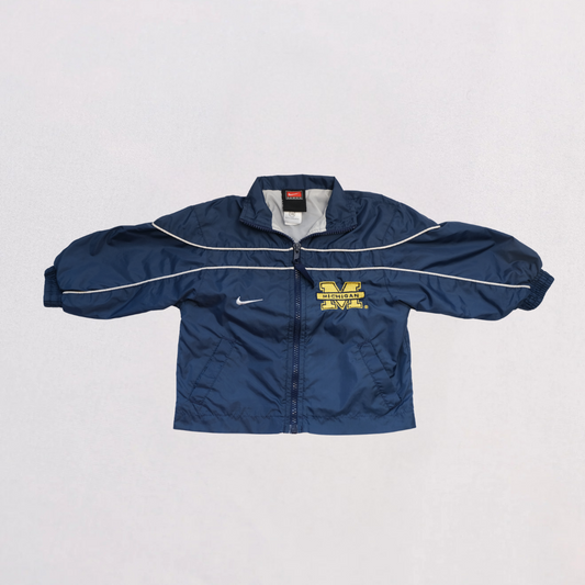 Blue Nike Michigan Windbreaker