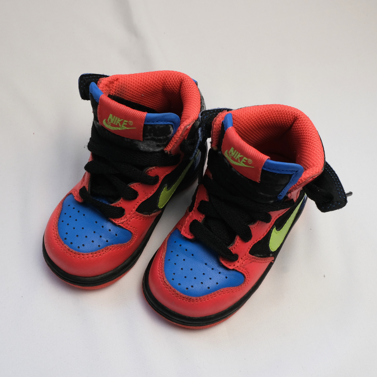 Nike Dunk High Red Blue 2009