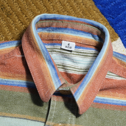 Vintage long sleeve shirt 6Y 100% cotton