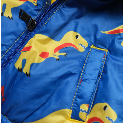 Guess Colorful Dinosaur Jacket – Size 3-6 M