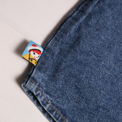 Vintage denim shirt in excellent quality - Size: 12-18 M