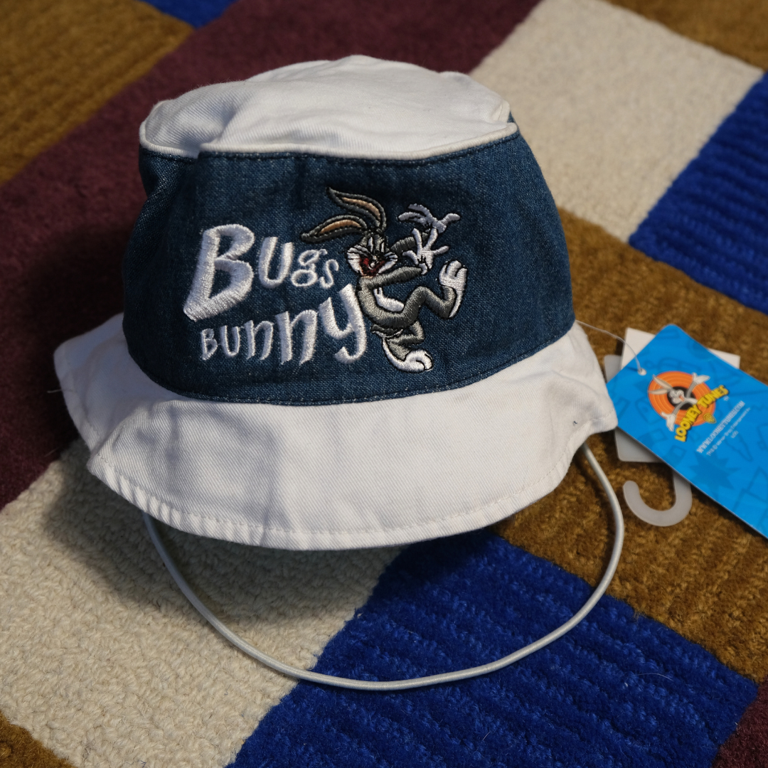 Vintage Bucket Hat, 100% Cotton 1-2Y