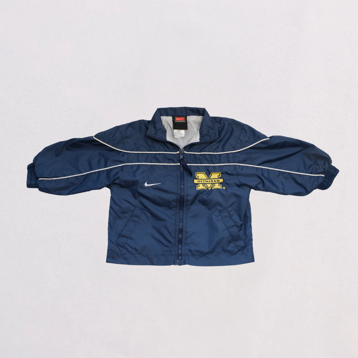 Blue Nike Michigan Windbreaker