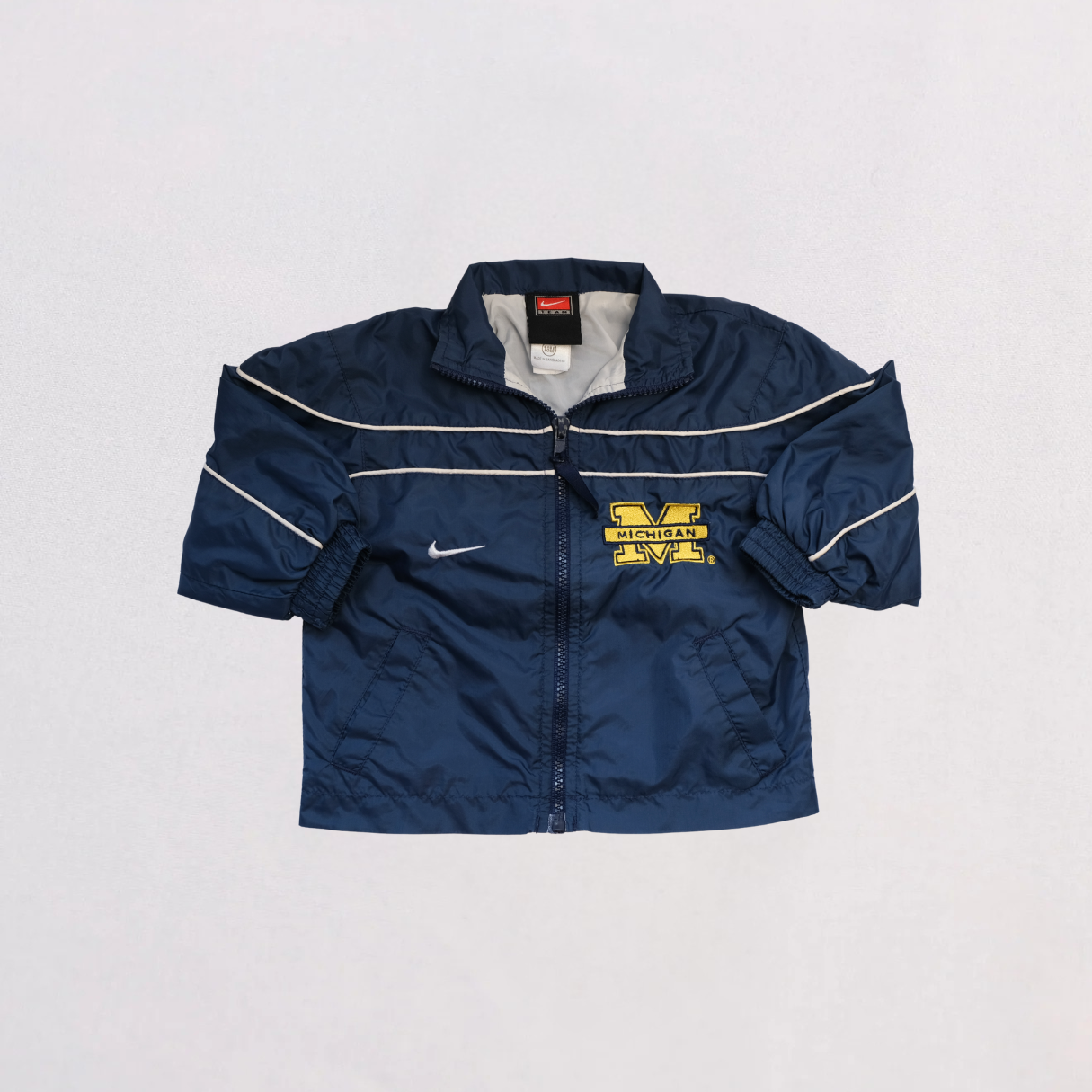 Blue Nike Michigan Windbreaker