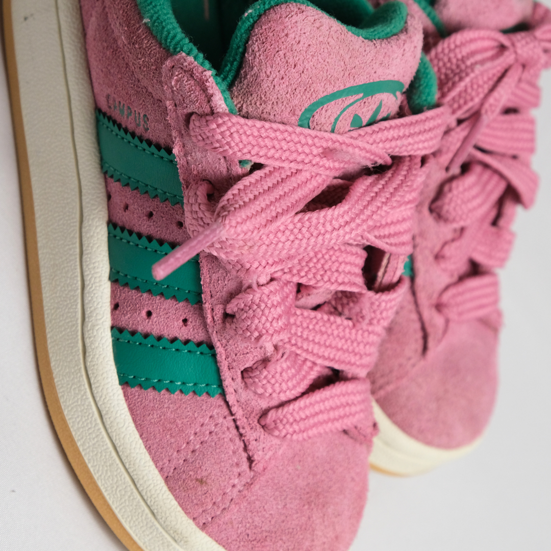 Adidas Campus pink and green - Size 28