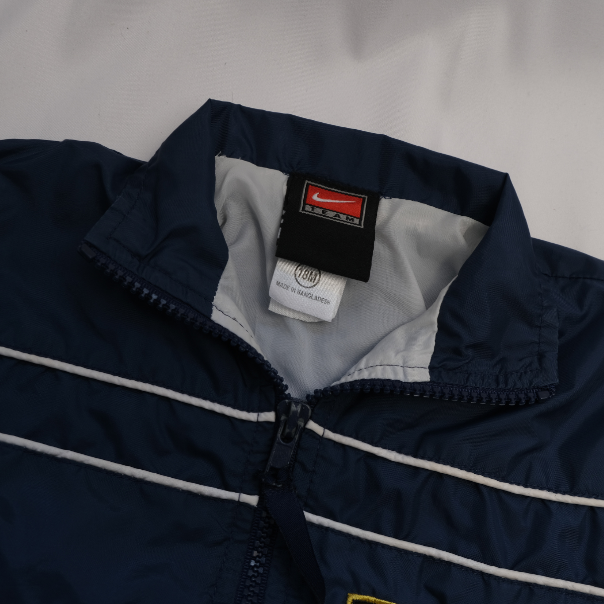 Blue Nike Michigan Windbreaker
