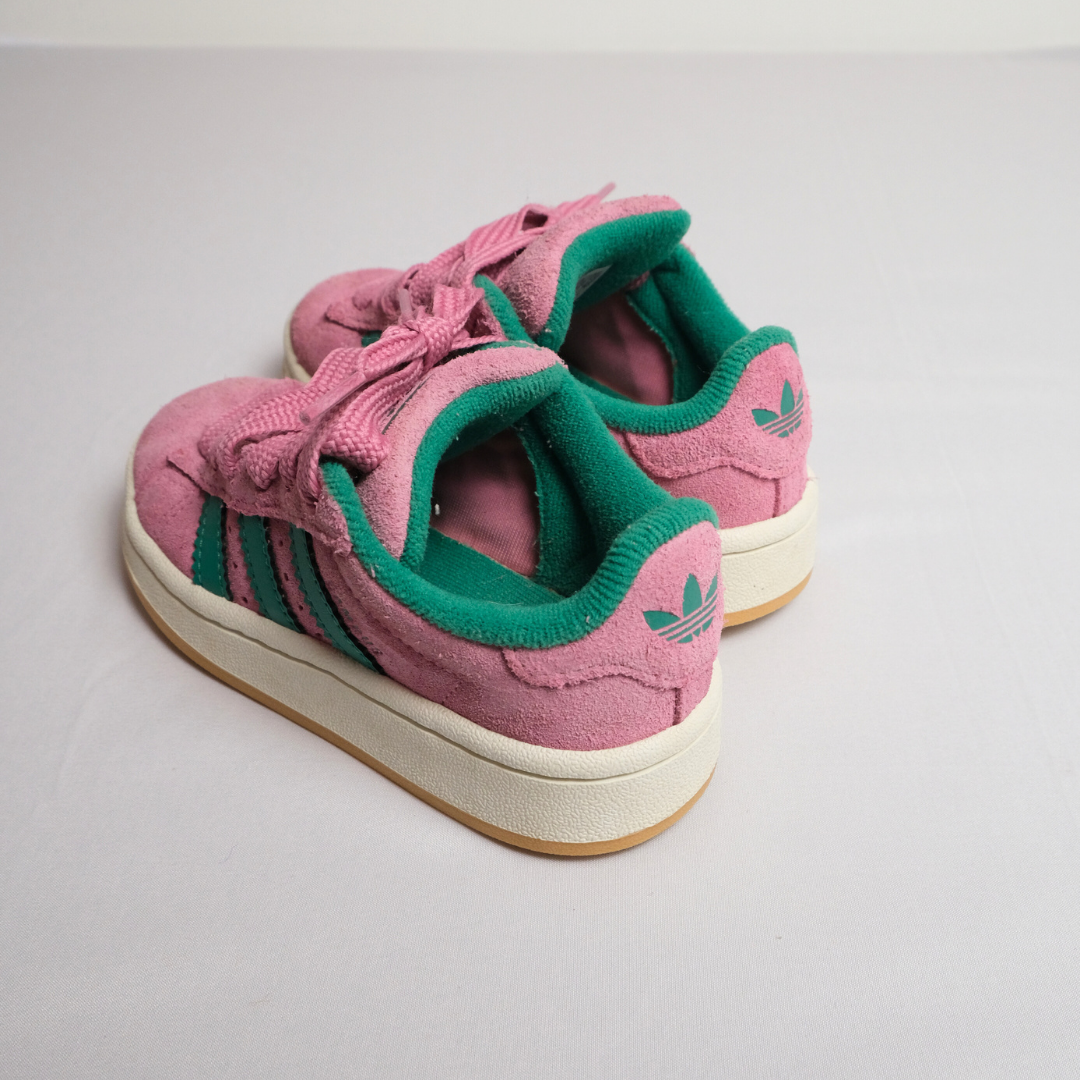 Adidas Campus pink and green - Size 28