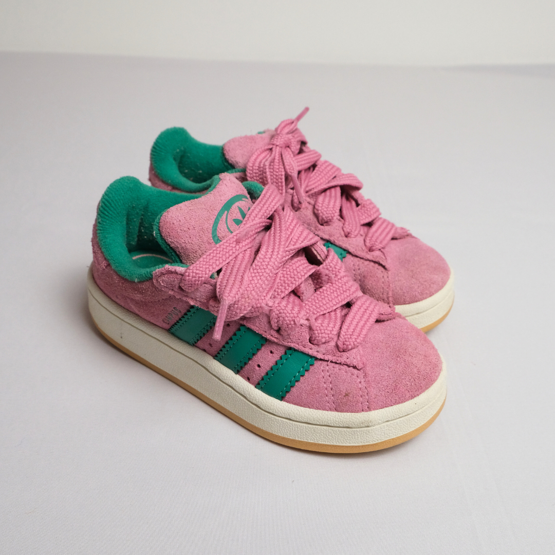Adidas Campus pink and green - Size 28