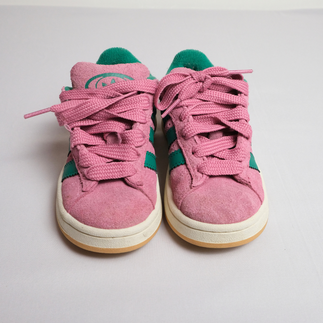 Adidas Campus pink and green - Size 28