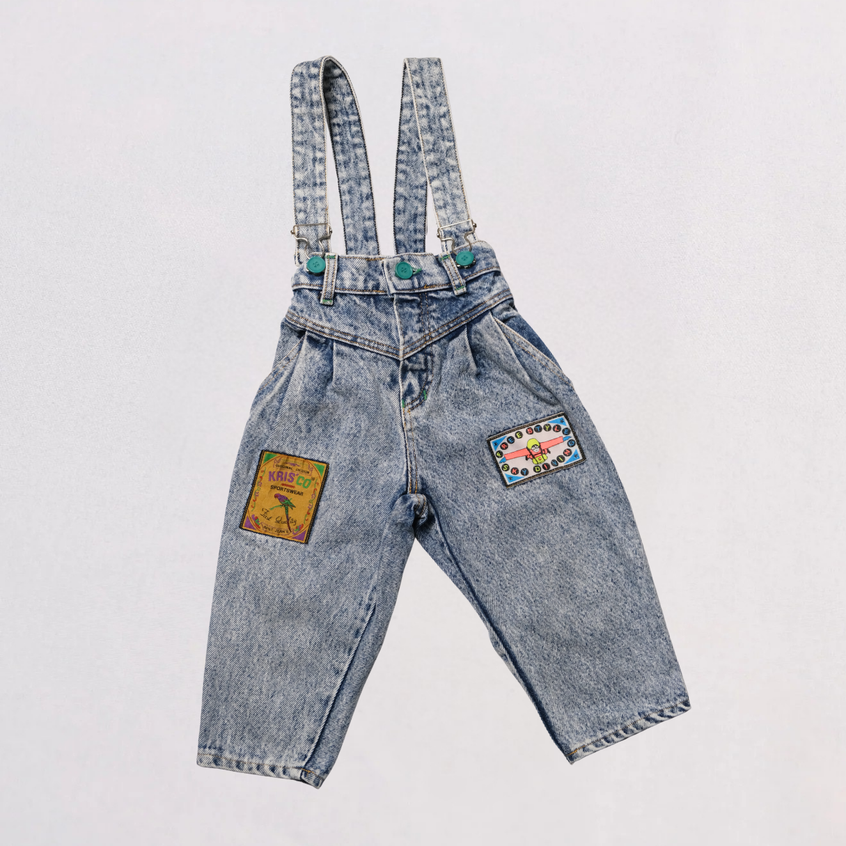 Vintage denim overalls 18–24 M