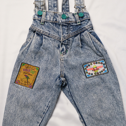 Vintage denim overalls 18–24 M