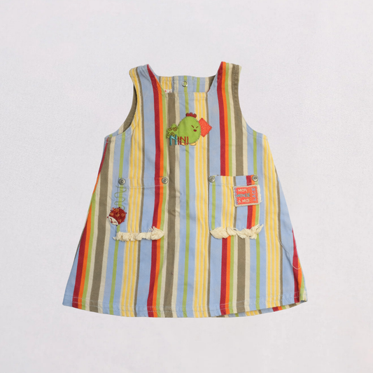 vintage girl's denim dress